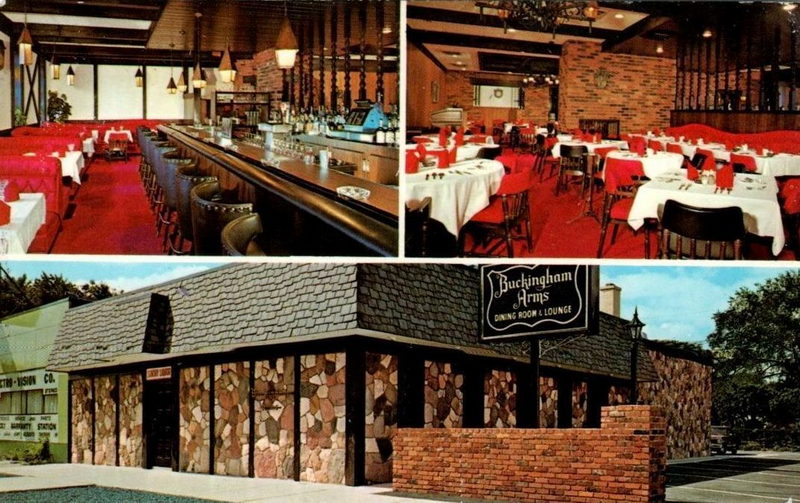 Buckingham Arms (Bricks Nite Spot) - Vintage Postcard (newer photo)